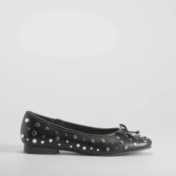 Bailarina tachas negra PICCOLA PIU