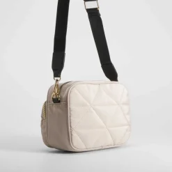 Bolso bandolera acolchado camel NYC