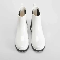 Bota chelsea blanco piso track PICCOLA PIU