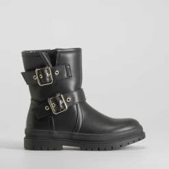 Bota hebillas negra infantil OH GIRL