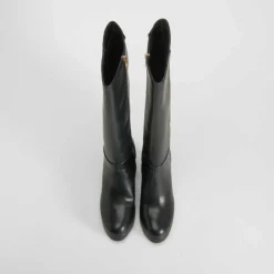 Bota tacón plataforma negra XTI