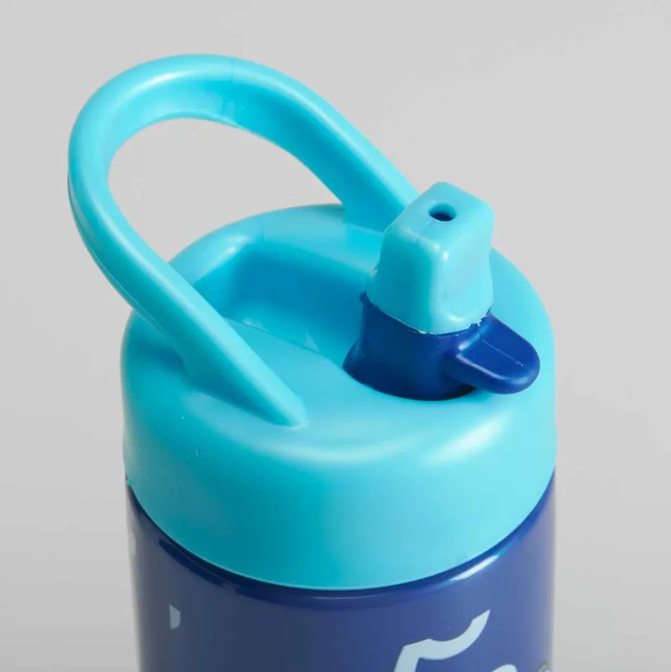 Botella plástico azul de STITCH