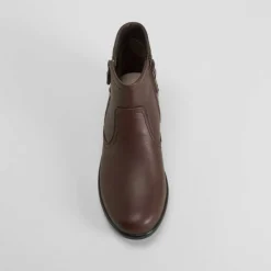 Botín cremallera Soft Insock marrón COMFEET