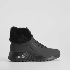 Botín plano Uno Rugged -Fall Air negro SKECHERS