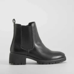 Botín tacón chelsea Shock Absorber negro COMFEET