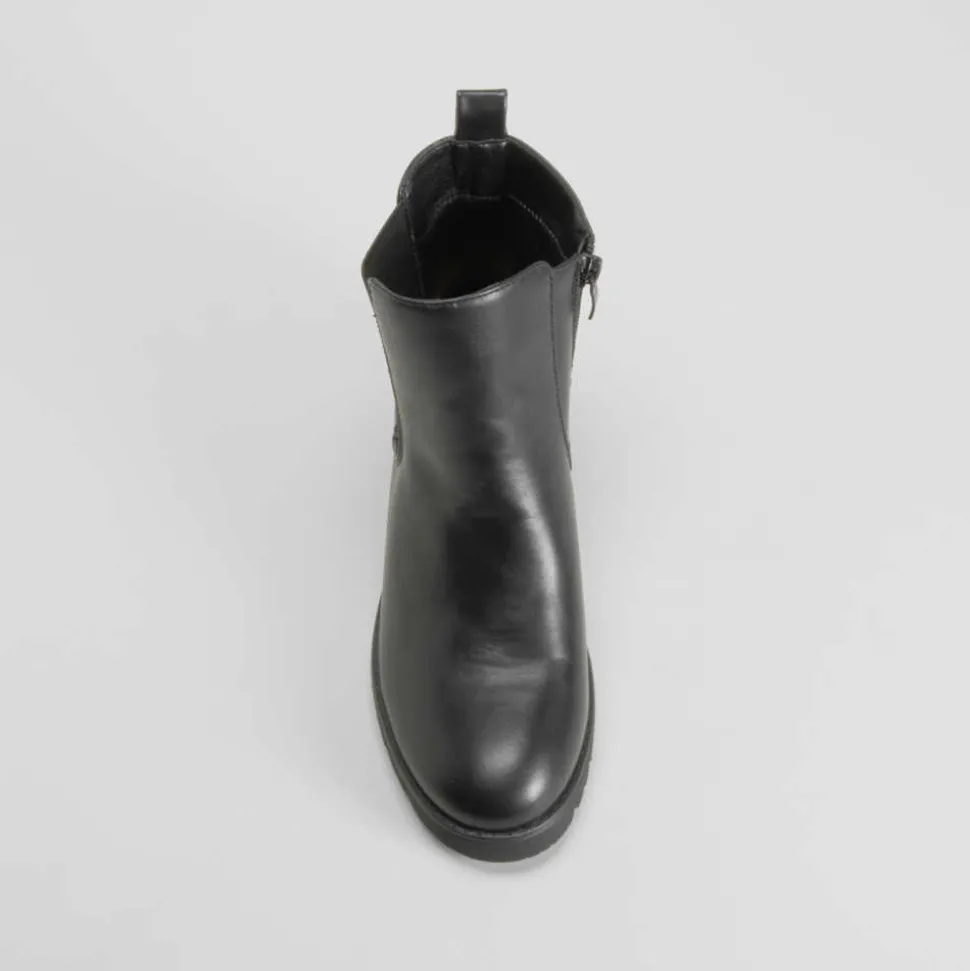 Botín tacón chelsea Shock Absorber negro COMFEET