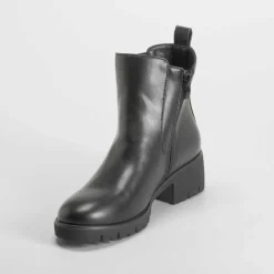 Botín tacón chelsea Shock Absorber negro COMFEET