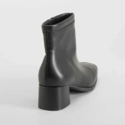 Botín tacón Double Fit elástico negro COMFEET