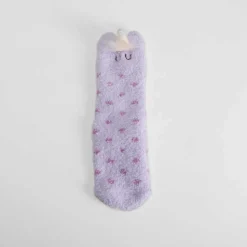 Calcetín antideslizante unicornio lila MERKAL
