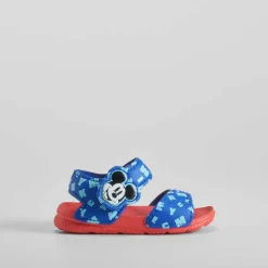 Chancla de playa velcro bebé azul MICKEY