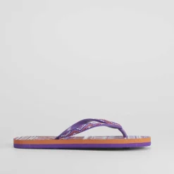 Chancla étnica morada COCONUT DRIVE
