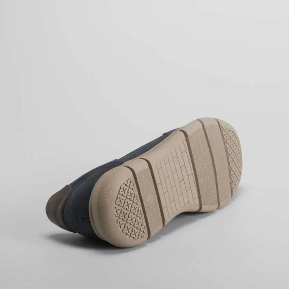 Deportiva confort rukwa piel azul marino COMFEET