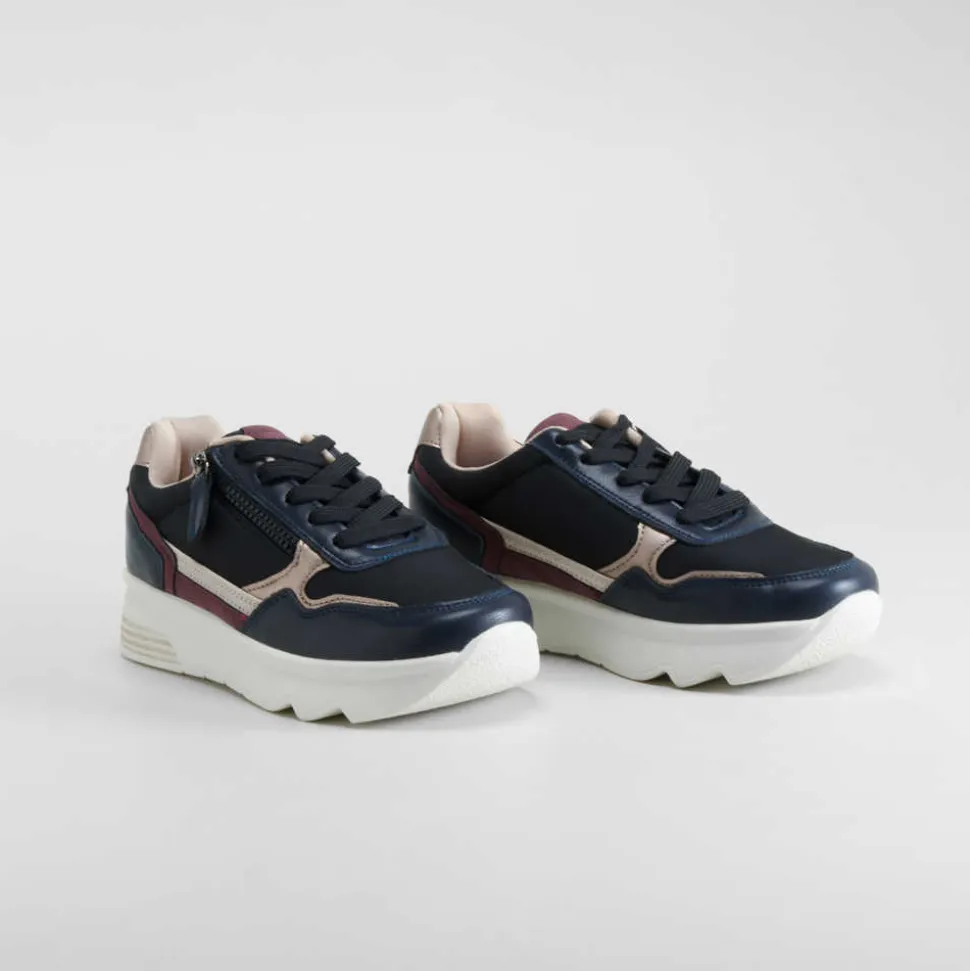 Deportiva multicolor negra COMFEET