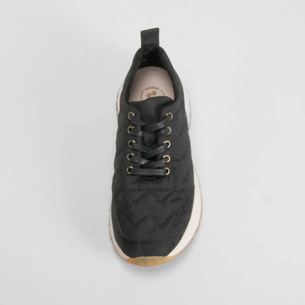 Deportiva nylon negra COMFEET