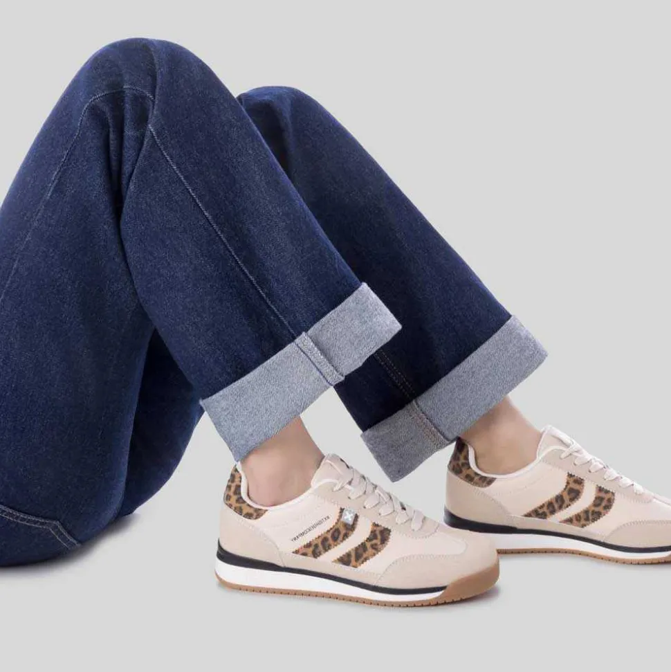 Deportiva sneaker retro beige XTI