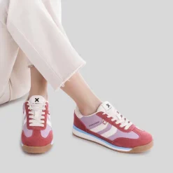 Deportiva sneaker retro frambuesa XTI