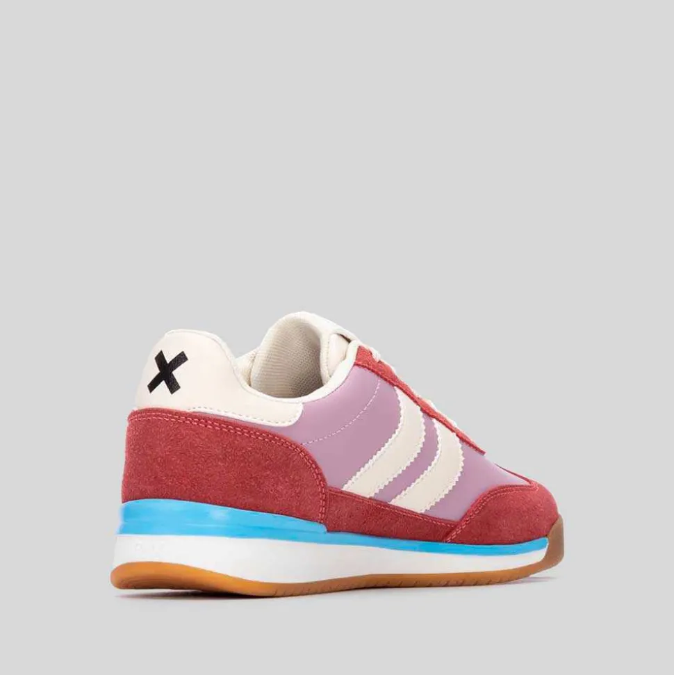 Deportiva sneaker retro frambuesa XTI