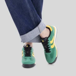 Deportiva sneaker retro verde XTI