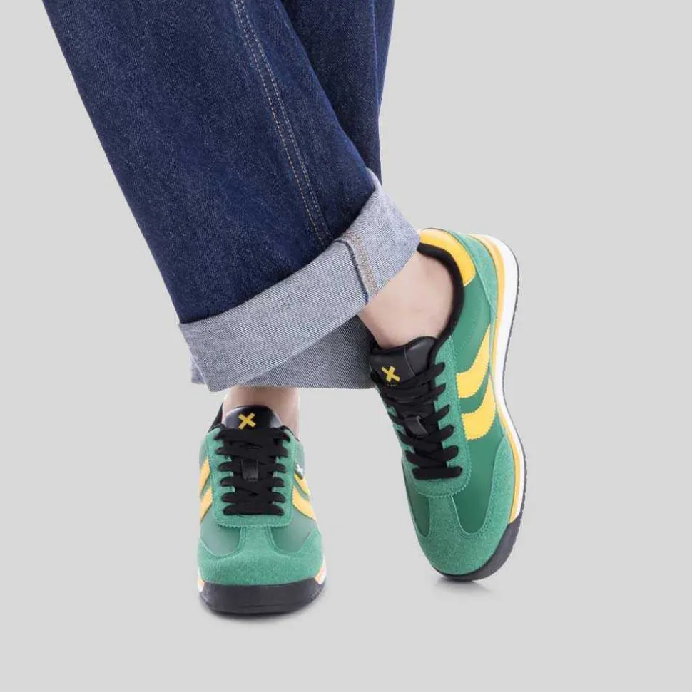 Deportiva sneaker retro verde XTI