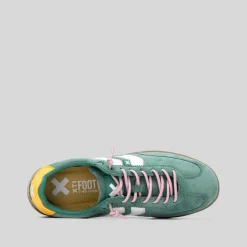 Deportiva sneaker suela caramelo verde XTI