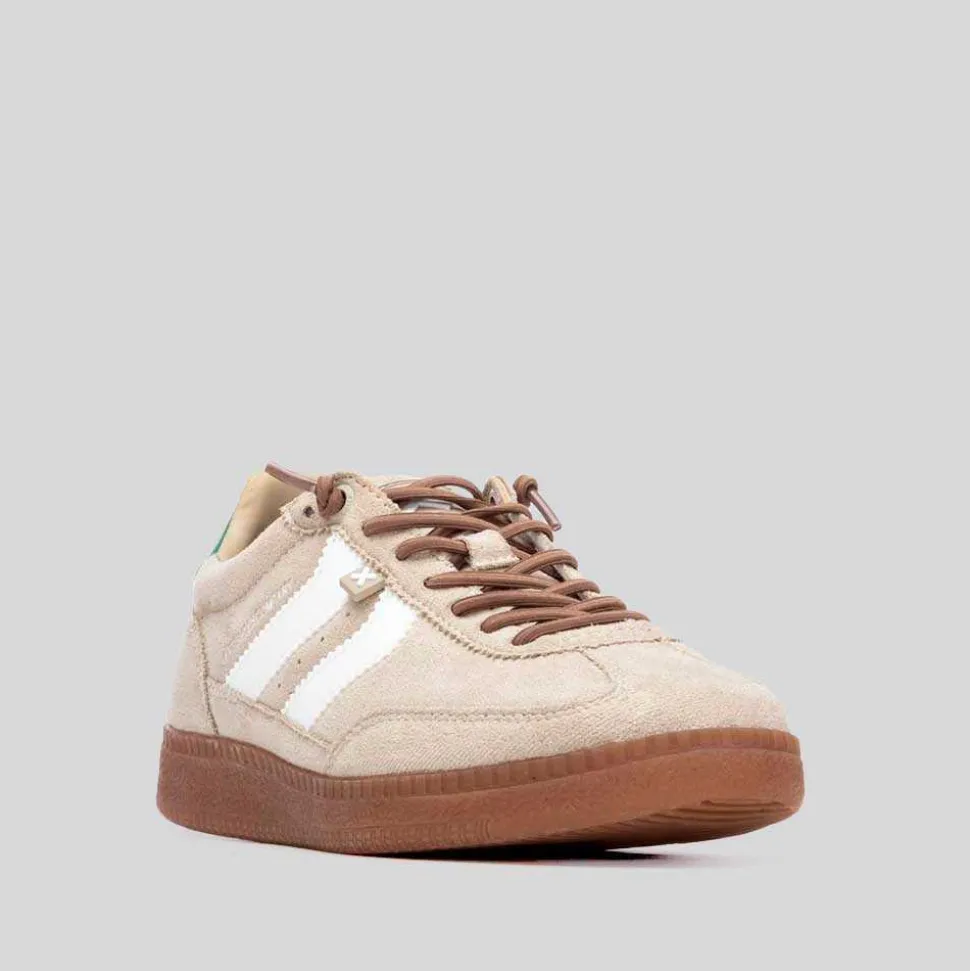Deportiva sneaker suela caramelo beige XTI