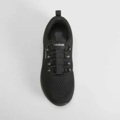 Deportiva walking elásticos negro COMFEET