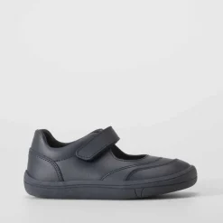 Mercedita colegial barefoot piel azul COMFEET KIDS
