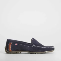 Mocasín serraje azul marino MR. HANSEN