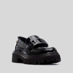 Mocasín tacón negro XTI