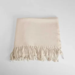Pashmina básica beige mujer