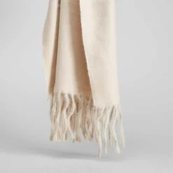 Pashmina básica beige mujer