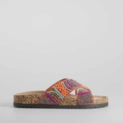 Sandalia bio abalorios multicolor SENDA ROAD