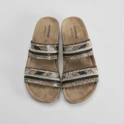 Sandalia bio brillos destalonada COMFEET