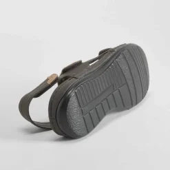 Sandalia triple velcro marrón COMFEET