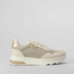 Sneaker cremallera beige COMFEET