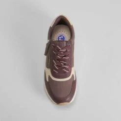 Sneaker cremallera burdeos COMFEET
