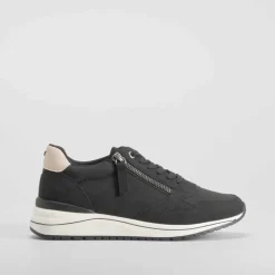 Sneaker cremallera negro COMFEET