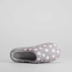 Zapatilla abierta estampado lazo OLYNE