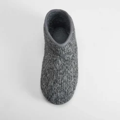 Zapatilla casa bota punto gris OLYNE