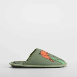 Zapatilla casa dino verde OLYNE