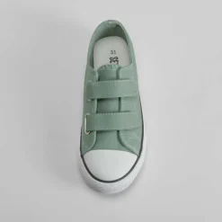 Zapatilla de lona verde SEVEN FIVE