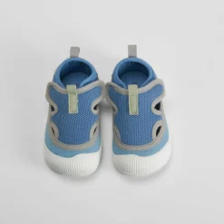 Zapatilla lona asandaliada azul BACHE