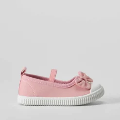Zapatilla lona bailarina bebé rosa BACHE