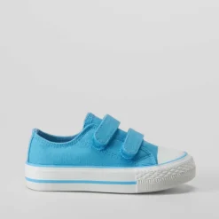 Zapatilla lona bebé azul BACHE