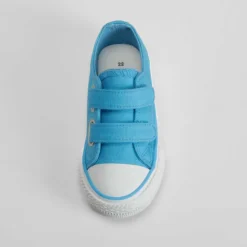 Zapatilla lona bebé azul BACHE