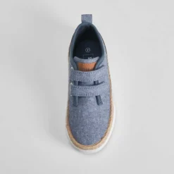 Zapatilla lona blucher azul SEVEN FIVE