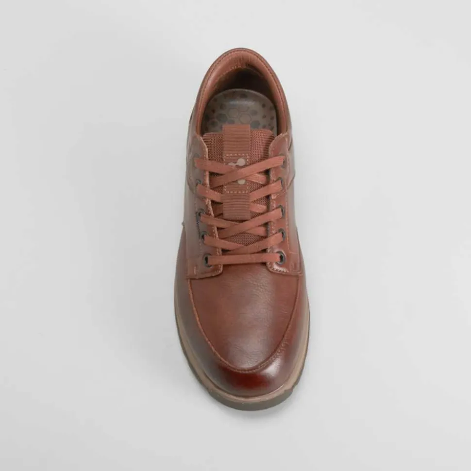 Zapato blucher ikimba marrón COMFEET