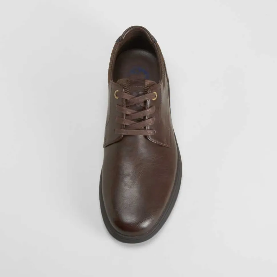 Zapato blucher marrón COMFEET