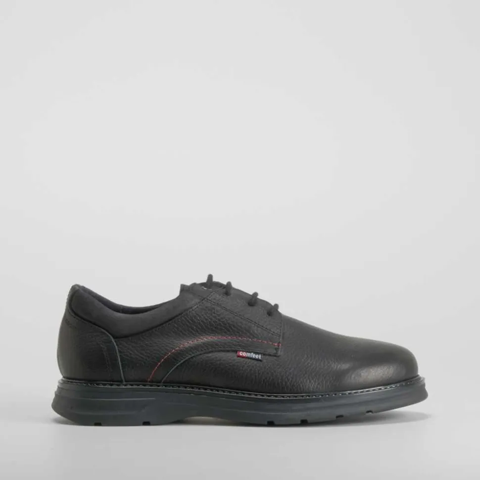 Zapato blucher piel negro COMFEET