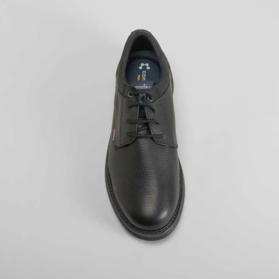 Zapato blucher piel negro COMFEET